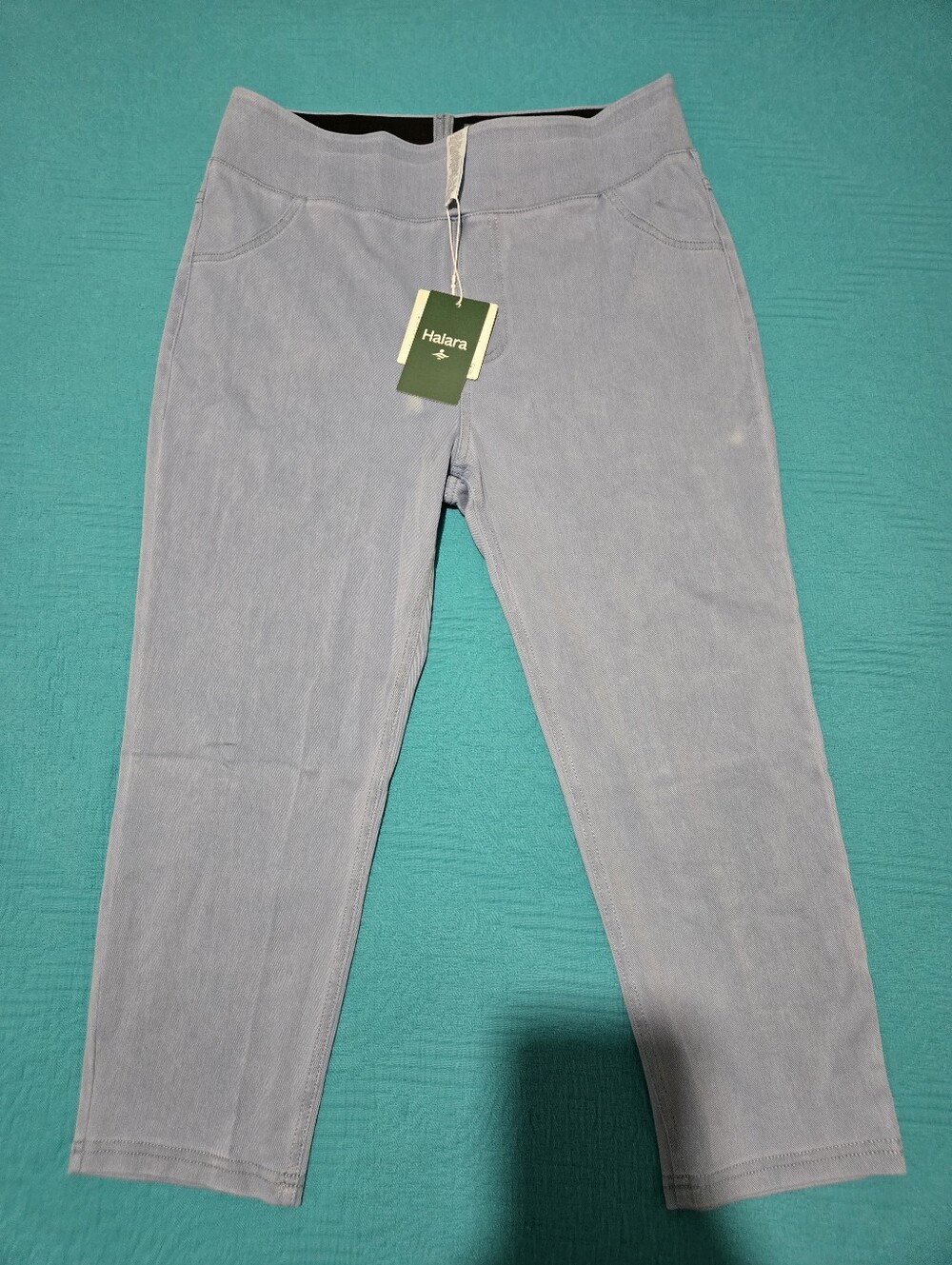 Women's Halara Flex High Waisted Pocket Denim Capri Casual Leggings